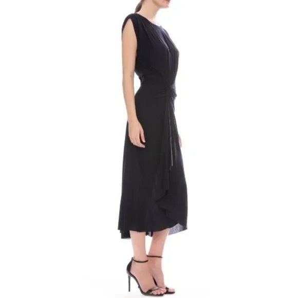 A.L.C. Emilie Midnight Blue Jersey Midi Dress size S New With Tags  NWT - Picture 7 of 16